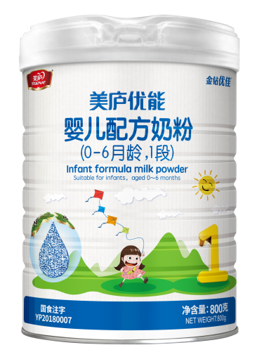 明博体育优能婴幼儿配方奶粉800克1段