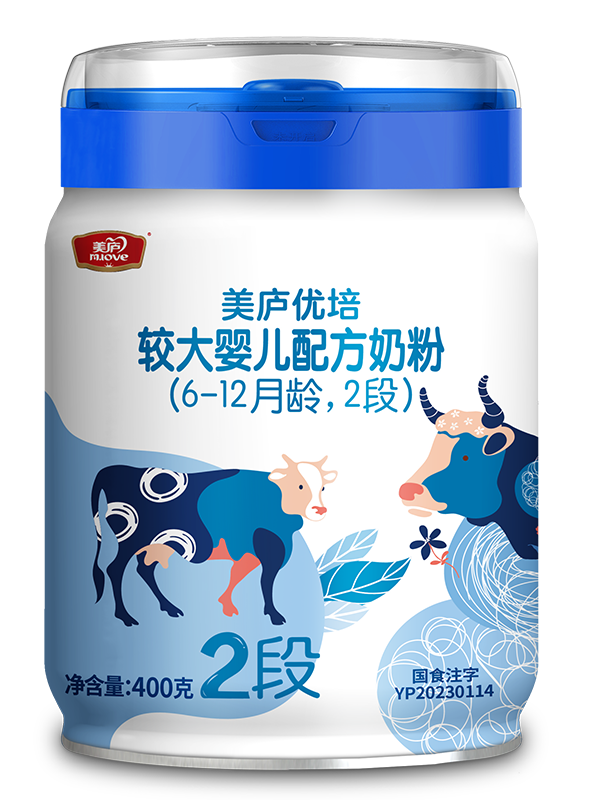 明博体育优培较大婴儿配方奶粉400g2段